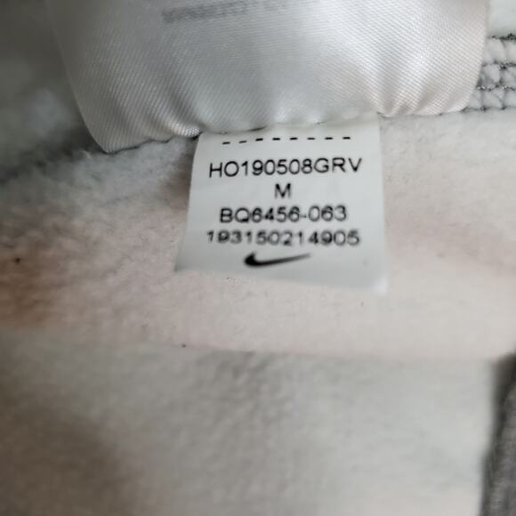 Nike Baseball hoodie Sweatshirt Mens Medium Fleece DRI-FIT Graphic Logo Gray - Picture 9 of 10